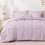 Light Purple Twin Comforter Set 5-Piece 1