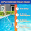 Hand-Poolsauger für Aufstellpools mit Bürste und 7