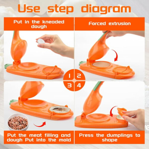 Tortilla Press and Dumpling Mold 2-in-1 2