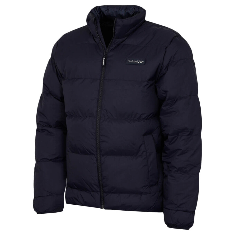 Calvin Klein (M, Navy) Mens Rivington Padded Wind Proof Water Resistant Golf Jacket