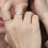 Antistressring silver justerbar med roterande pärlor 4