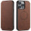 iPhone 13 Pro Max wallet case light brown 2