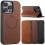 iPhone 13 Pro Max wallet case light brown 3