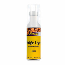Fiebing's Black Edge Dye Finish - Professional Colour with Applicator 4oz