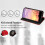 Motorola Edge 60 Pro 5G leather case red cubic grid texture 4