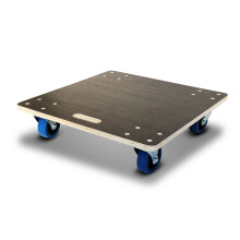 Workhorse Heavy Duty Dolly 590 x 590mm with 100mm Wheels - 2 Brake, 600Kg Capacity