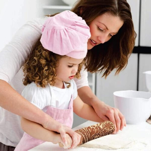 Rolling Pin Embossed Engraved 1 Piece 2