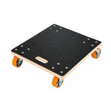 Workhorse Extra Heavy Duty Skate Dolly 590 x 590mm with 100mm Industrial Wheels - 2 Brakes