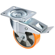 Workhorse 100mm Industrial Braked Swivel Castor Wheel