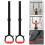 Adjustable Gymnastics Rings Pull Up Strap Set Home Gym Strength Training 2