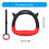 Adjustable Gymnastics Rings Pull Up Strap Set Home Gym Strength Training 3