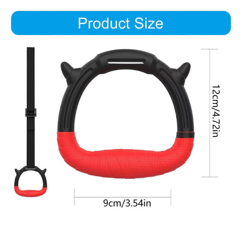 Adjustable Gymnastics Rings Pull Up Strap Set Home Gym Strength Training 2