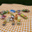 Extra Large Waterproof Picnic Blanket 3-Layer Green 4