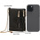 Women's blue leather RFID bifold wallet with wristlet chain 7