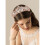 Tiara prateada com strass para mulheres e meninas (1 peça) 4