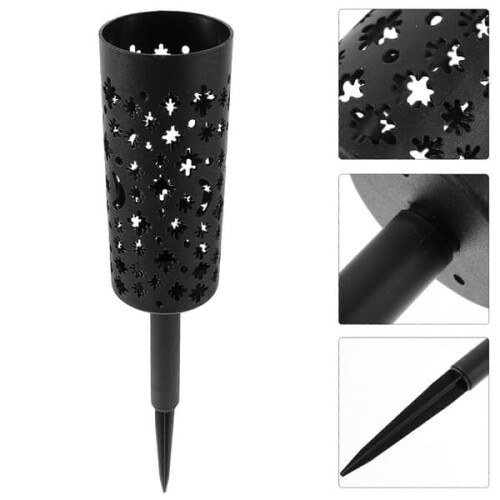 Grave Vase with Lace Decoration 1 Piece 1