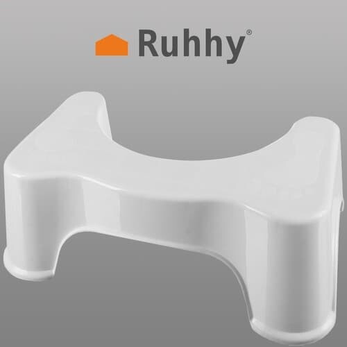 Toilet Stool for Constipation Relief White 750 1