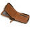 Genuine Leather Men's Zipper Wallet with RFID Blocking and 7