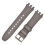 Premium Silikon Swatch Uhrenarmband Ersatz Grey 19 mm 1