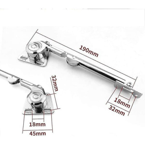 Hydraulic hinge set for cabinet doors soft-close 2 pcs 1