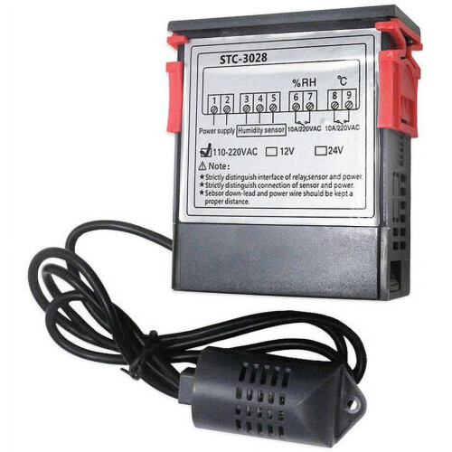Digital Temperature and Humidity Controller 110-220 V 1