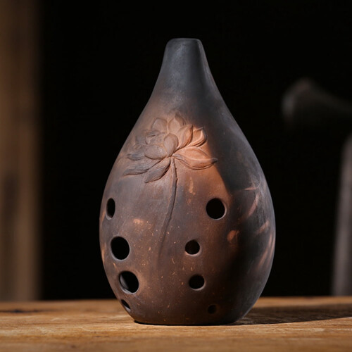 Κεραμικό Ocarina για φλάουτο κινέζικου Xun, 10 οπών, 1 τεμάχιο 2