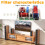 2X 3 Way Speaker Frequency Divider 300W HiFi Crossover Filter Frequency Distributor for DIY Home Speaker Modification 10