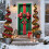 Santa Pattern Christmas Door Curtain 35x71 Inch 4