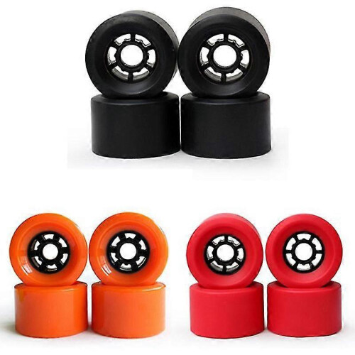 4Pcs 90x52mm Pro 78A Longboard Cruiser Flywheels Big Soft Wheels 1