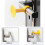 Bathroom Rear Handle Silicone Crash Pads 7 Pack 7 Colors 5