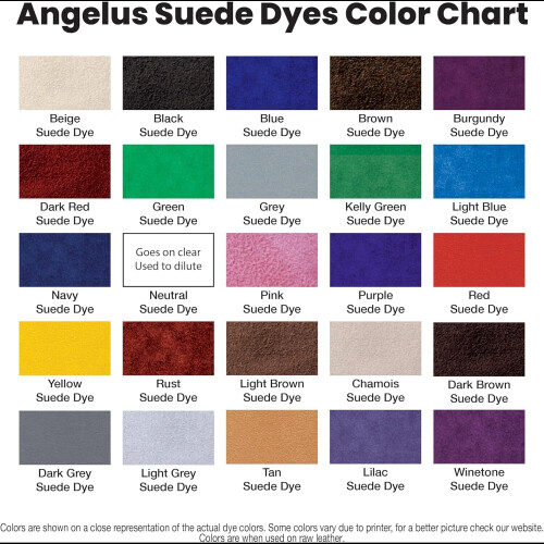 (Rust) Angelus Suede Dye and Dressing - Restore and Protect Delicate Suede 3oz 1