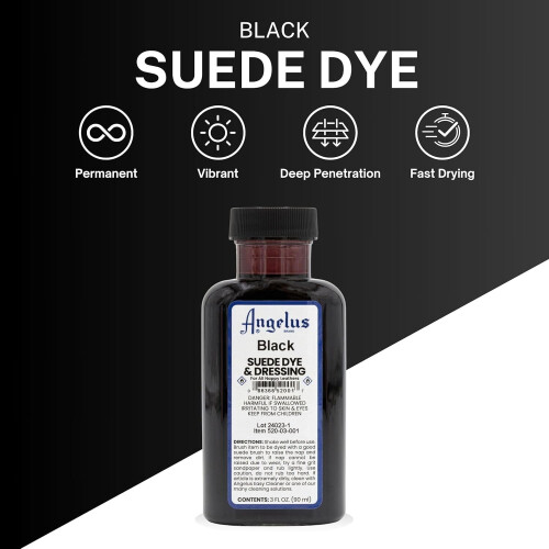 (Rust) Angelus Suede Dye and Dressing - Restore and Protect Delicate Suede 3oz 2