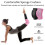 Ginocchiere elastiche protettive per danza e atletica, set da 2 5