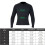 Neoprene diving top front zipper long sleeves 2mm 7