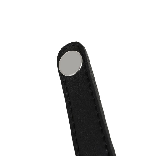 Stylish Black Accordion Bellow Strap with Reinforced Stitching 2