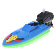 Clockwork Boat Baby Tummy for Time Toy Swimming Pool-Multicolor
