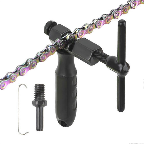 Universal Bike Chain Breaker Tool Set with Spare Replaceable Pin for All Speeds 2