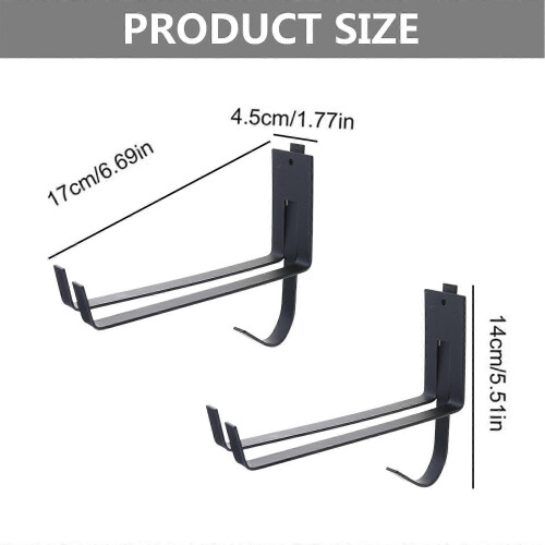 Support mural de rangement pour planches de surf et snowboard (2 pièces) 2