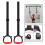 Adjustable Gymnastics Rings Pull Up Strap Set Home Gym Strength Training 5