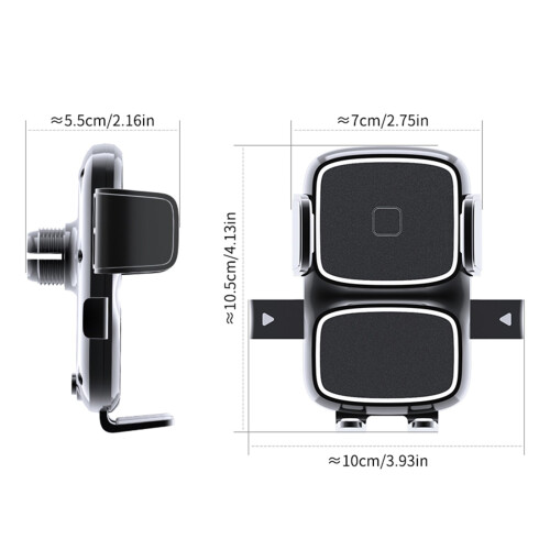 Motorcykeltelefonfäste ABS Roterande 360 2