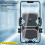 Motorcykeltelefonfäste ABS Roterande 360 5