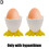 Eierbecher für weichgekochte Eier, Cartoon-Design, 6er-Pack 8