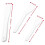 Angelus Spatula Pack - For Mixing Paints & Applying Products 3pc 2