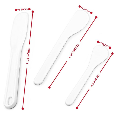 Angelus Spatula Pack - For Mixing Paints & Applying Products 3pc 1