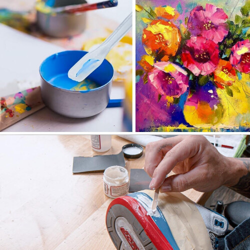 Angelus Spatula Pack - For Mixing Paints & Applying Products 3pc 2