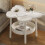 Table d'appoint papillon moderne à 2 niveaux 5