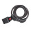 Cycle Cable Lock Motorcyclists Security Locking Black Color 120cm Size 1Pack 3