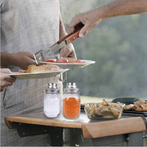 Mason Jar Shaker Deckel Edelstahl mit Silikondichtung4 1