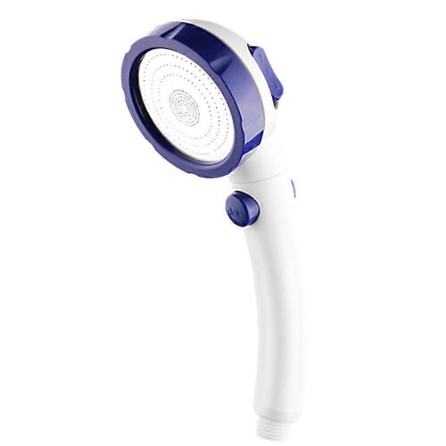 Handdouche met instelbare waterdruk en waterbesparende straal.