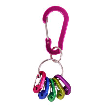 Porte-clés mousqueton sécurité clé crochet randonnée mousqueton